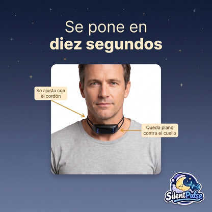 Cómo se coloca el dispositivo en el cuello