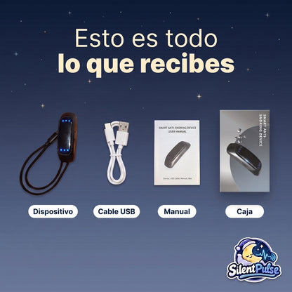 Contenido de la caja: dispositivo, cable USB, manual y caja